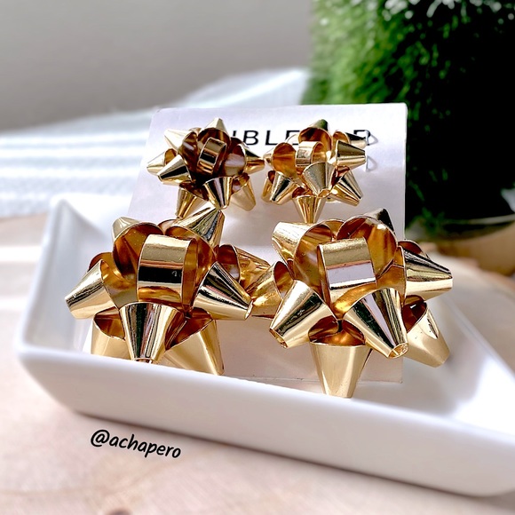 BaubleBar Gold-tone “Holly” Drop Earrings - Picture 5 of 10